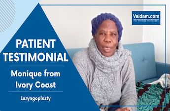 Pacienta din Coasta de Fildeș ne împărtășește experiența ei cu laringoplastia