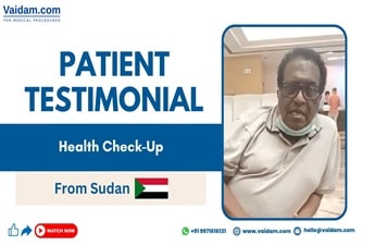 Paciente de Sudán se somete a un chequeo médico en Tailandia