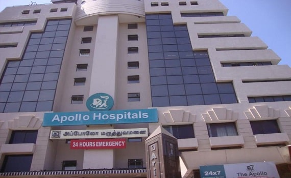Hôpitaux Apollo, Tondiarpet