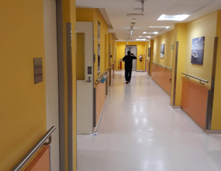 NMC Speciality Hospital, Abu Dhabi - corridor