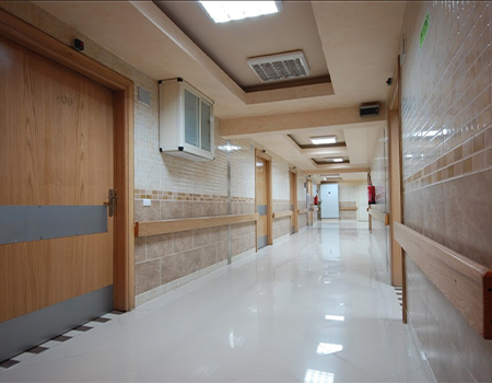 South Sinai Hospital, Sharm El Sheikh - hospital corridor