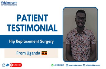 Paciente de Uganda recebeu cirurgia de substituição de quadril com sucesso na Índia