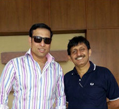 Cricketer V.V.S.Laxman with Dr. Khanna