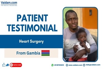 Un bebé de Gambia obtiene una nueva vida en la India mediante una cirugía cardíaca