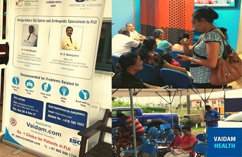 Vaidam Organized an Orthopedic Medical Camp in Fiji in Association with ISIC, New Delhi