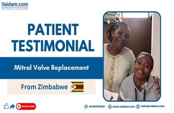 Paciente de Zimbabwe se sometió con éxito a un reemplazo de válvula mitral en la India