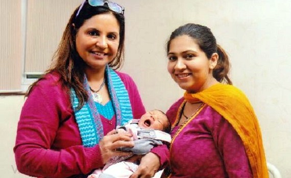 Happy Parent with Dr. Bakshi