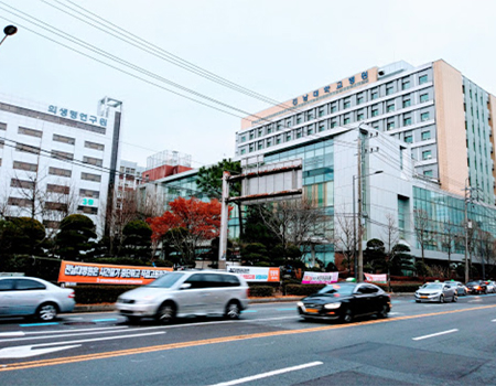 Chonnam National University Hospital, Gwangju; street view