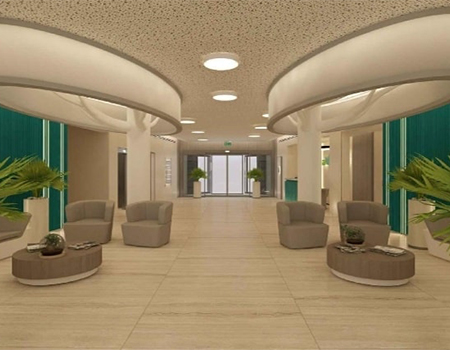 Clinique Avicenne, Tunis; lobby