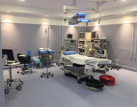 Clinique Avicenne, Tunis; salle d'opération