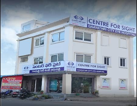 Centre for Sight Eye Hospital, Suryaraopeta, Vijayawada - Outside view