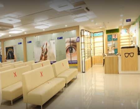 Centre for Sight Eye Hospital, City Light Main Road, Surat - Waiting area