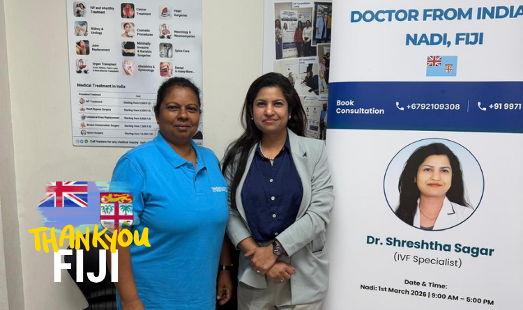 Acampamento de fertilização in vitro OPD em Fiji por Dr. Shreshtha Sagar | Saúde Vaidam