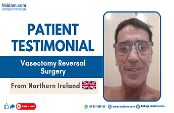 Julian, da Irlanda do Norte, recupera sua fertilidade com cirurgia de reversão de vasectomia