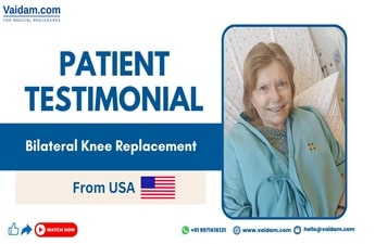Un pacient din SUA primește o inlocuire bilaterală de genunchi cu succes în Thailanda