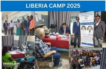 Vaidam Health organised a Successful Medical Camp in Liberia Vaidam Health organised a Successful Medical Camp in Liberia