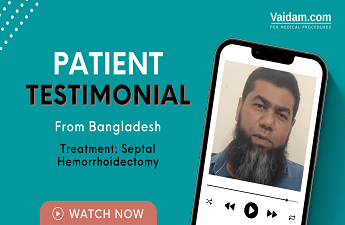 Patient ravi du Bangladesh | Une autre réussite du traitement des hémorroïdes
