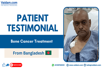 Pacient din Bangladesh care suferă de cancer osos tratat cu succes în India