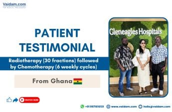 Acompanhamento do tratamento do câncer na Índia: a jornada de radioterapia e quimioterapia de Daniel Attah Tuffour em Mumbai.