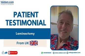 Paciente do Reino Unido foi submetido a uma cirurgia de coluna bem-sucedida na Tailândia