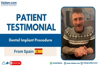 Paciente da Espanha foi submetido a procedimento de implante dentário com sucesso na Turquia