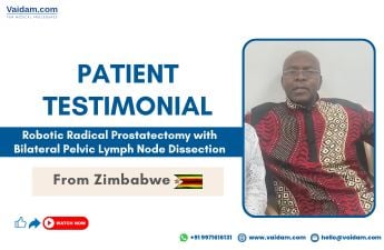 Do Zimbábue à Índia: Tratamento bem-sucedido de câncer de próstata na Índia com cirurgia robótica no Hospital Max de Gurgaon.