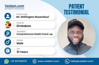 Chequeo médico preventivo en India: Un paciente de Zimbabue comparte su experiencia.