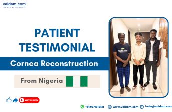 Numele pacientului Un pacient din Nigeria și-a recuperat vederea după o intervenție chirurgicală corneană avansată în India