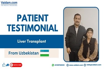 Un pacient din uzbec primește un transplant de ficat cu succes în India