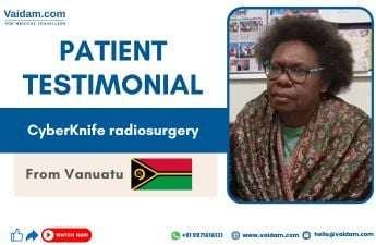 Patient aus Vanuatu in Indien erfolgreich wegen einer Hirnläsion behandelt
