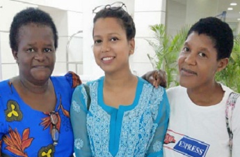 Nenze From Malawi gets Spine Surgery in India