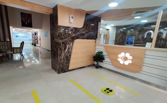 NMC Specialty Hospital, Al Ghoubra reception