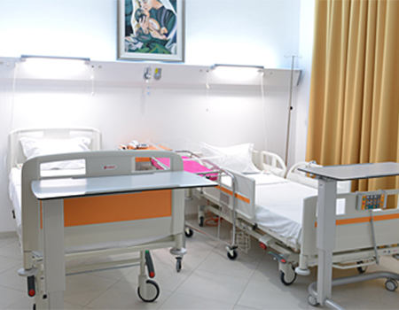 Polyclinique L'Excellence, Mahida; salle de maternité