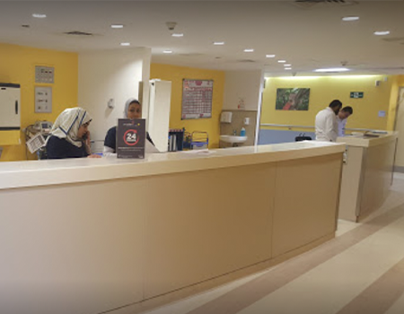 NMC Speciality Hospital, Abu Dhabi - reception