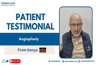 Paciente de Kenia tratado con éxito con angioplastia en la India