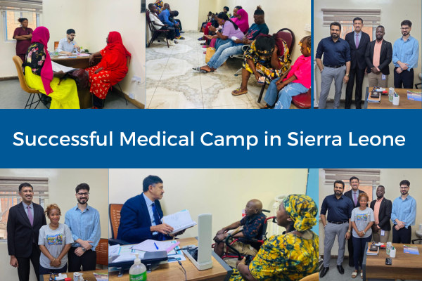 OPD Consultation Camp by Vaidam Health and Amrita Hospital in Sierra Leone