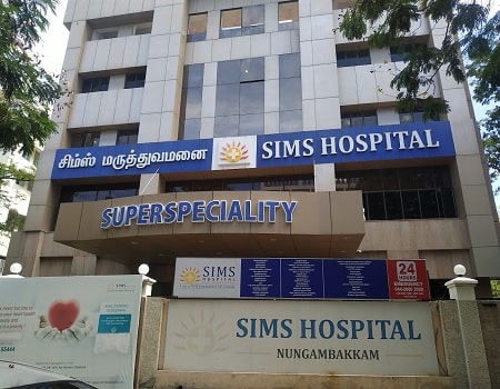 SIMS अस्पताल, नुंगमबक्कम, चेन्नई