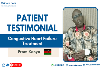 केन्या के रोगी का दाहिनी ओर के हृदय रोग का सफलतापूर्वक इलाज किया गया